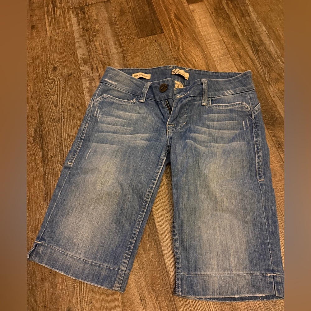 William Rast Indigo Denim Shorts